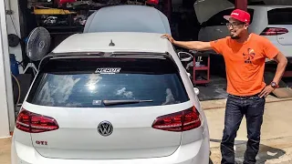 VW Golf GTi MK7 with Stage 1 crackle / burble tune