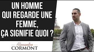 Un homme qui regarde une femme : Toutes les significations à connaitre !