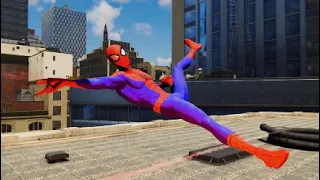 Marvels Spider-man - ITSV suit - Swift Combat & web swinging - [1080p 60fps]