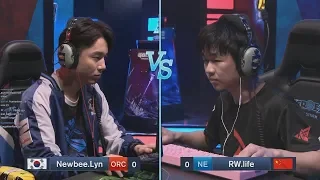 Lyn (O) vs Life (NE) WarCraft Gold League Summer 2019 (Miker) MUST SEE