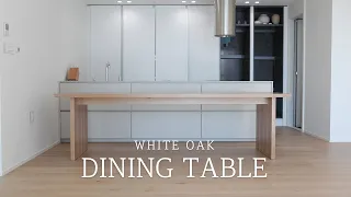 SQUARERULE FURNITURE - Making a Whiteoak Dining Table