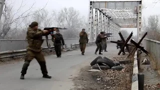 Бои на Станично Луганском направлении. 17.11.2014 Ополченцы, Новороссия.