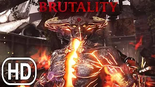 Mortal Kombat X - Corrupted Shinnok - X Ray, Fatality, Brutalities, and Victory Pose