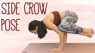 Power Yoga Workout & Side Crow Tutorial | Beginner Modifications for Advanced Power Pose!