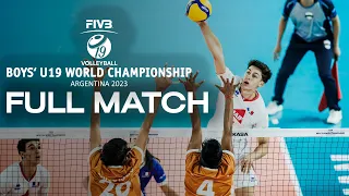 IND🇮🇳 vs. FRA🇫🇷 - Full Match | Boys'  U19 World Championship | Pool B