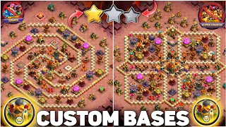 CUSTOM TOP 8 ANTI ROOT RIDER TOWNHALL 16 BASE LINK |TH16 WAR/CWL BASE LINK | TH16 OP BASE LINK