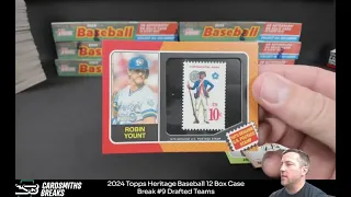 2024 Topps Heritage Baseball 12 Box Case Break #9