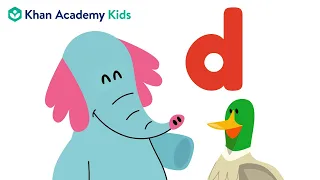 The Letter D | Letters and Letter Sounds | Learn Phonics with Khan Academy Kids