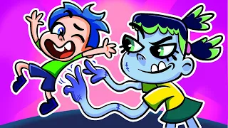 Zombie Tickle Girl Song + More Funny Kids Songs And Nursery Rhymes