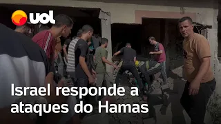 Israel responde a ataques do Hamas