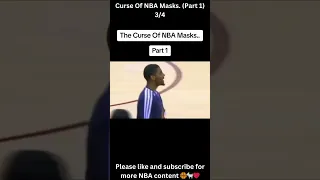 The Curse Of NBA Masks. (Part 1) #nba #basketball #fyp #viral #mask #kobe #curse 3/4 💯🏀 #shorts