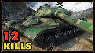WZ-111 5A - 12 Kills - 1 vs 6 - World of Tanks Gameplay