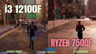 i3 12100 ddr5 vs Ryzen 7500f