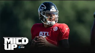 Quarterback Desmond Ridder is mic'd up at practice | AT&T Training Camp | Atlanta Falcons