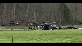 Blackhawk Helicopter Emergency Landing