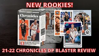 NEW ROOKIES! | 2021-22 Panini Chronicles Draft Picks Basketball Blaster Review