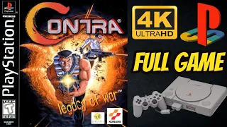 Contra: Legacy of War | PS1 | 4K60ᶠᵖˢ UHD🔴 | Longplay Walkthrough Playthrough Full Movie Game