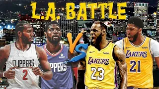 Битва за Лос-Анджелес Lakers vs Clippers