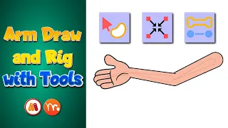 Arm Draw and Rig with Tools | Moho | Rigged Animation