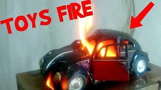 Машинка Уничтожена!! Машинка горит адским пламенем) Истории игрушек