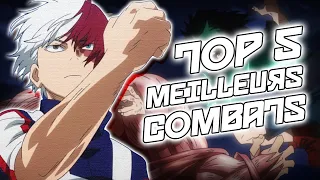 TOP 5 COMBATS DANS MY HERO ACADEMIA