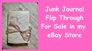 Junk Journal Flip Through for Sale in my Etsy Shop 🌸#junkjournalforsale #junkjournalflipthrough