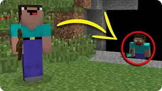 NOOB MINECRAFT VS HEROBRINE TROLL NOOB SE CONVIERTE EN HEROBRINE CREEPYPASTA EN MINECRAFT