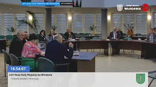 LXIV Sesja  Rady Miejskiej we Włodawie
