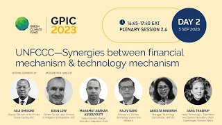 GPIC 2023: Session 2.4 UNFCCC – Synergies between financial mechanism & technology mechanism