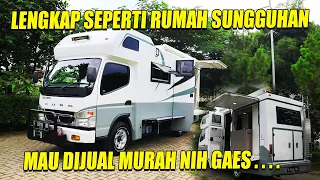 MOTORHOME FASILITAS LENGKAP SEPERTI RUMAH, DAN MAU DIJUAL RUGI SAJA NIH GAES