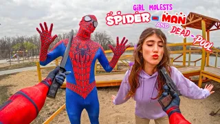 SPIDER-MAN AND DEADPOOL ESCAPING BEAUTIFUL GIRL (Epic Parkour Pov) @jumphistory