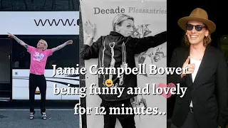 Jamie Campbell Bower being funny and lovely for 12 minutes