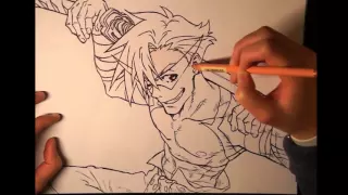 Kamina - Tengen Toppa Gurren Lagann (Speed Drawing)