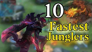 TOP 10 FASTEST HEROES FOR JUNGLE