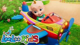 [ 2 HOURS ] Vehicles Song 🚑🚒🚚 THE BEST Toddler Music by LooLoo Kids