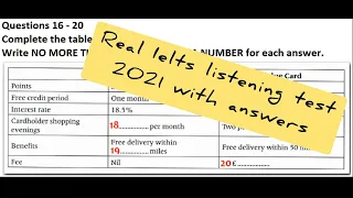 IELTS Listening Actual Test 2021 with Answers | 30.08.2021