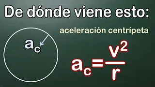 DEDUCCIÓN DE LA FÓRMULA DE LA ACELERACIÓN CENTRÍPETA