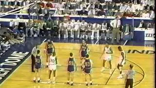 1990 Indiana High School Basketball Final (Entire 4th Quarter) Damon Bailey