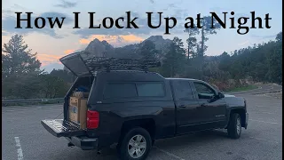 Truck Camping: How do I lock my tailgate at night?