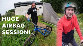 I RODE MATT JONES COMPOUND ** HUGE AIRBAG SESSION **