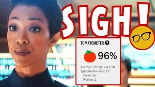 Star Trek Discovery 96% Rotten Tomatoes Critics Score for Brother | Let the Access Media Games Begin