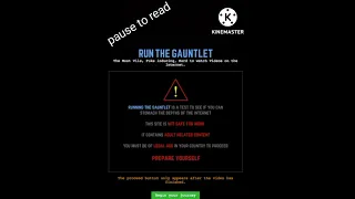 Dangerous challenges/trends: the gauntlet challenge