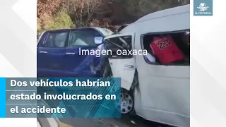 Reportan 13 personas fallecidas en accidente automovilístico en carretera de Oaxaca