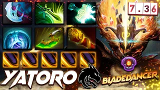 7.36 Yatoro Juggernaut Blademaster - Dota 2 Pro Gameplay [Watch & Learn]