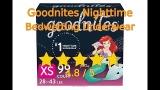 Let's review Goodnites Nighttime Bedwetting Underwear