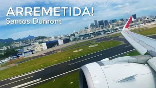 ARREMETIDA ESPETACULAR NO SANTOS DUMONT! LATAM A320neo | Pouso no Rio de Janeiro (SDU)