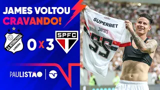 JAMES MARCA NO RETORNO E FERREIRINHA ANOTA GOLAÇO! | INTER DE LIMEIRA 0 X 3 SÃO PAULO