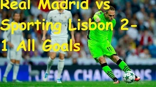 Real Madrid vs Sporting Lisbon 2-1 All Goals 14/09/2016 HD