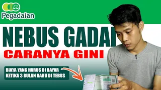 Cara Tebus Gadai di Pegadaian | Tebus gadai emas lewat indomart