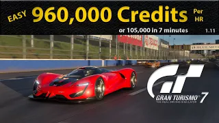 Gran Turismo 7 - HOW TO Earn 960,000 Credits | Lap Times, Tune, & Calculations included